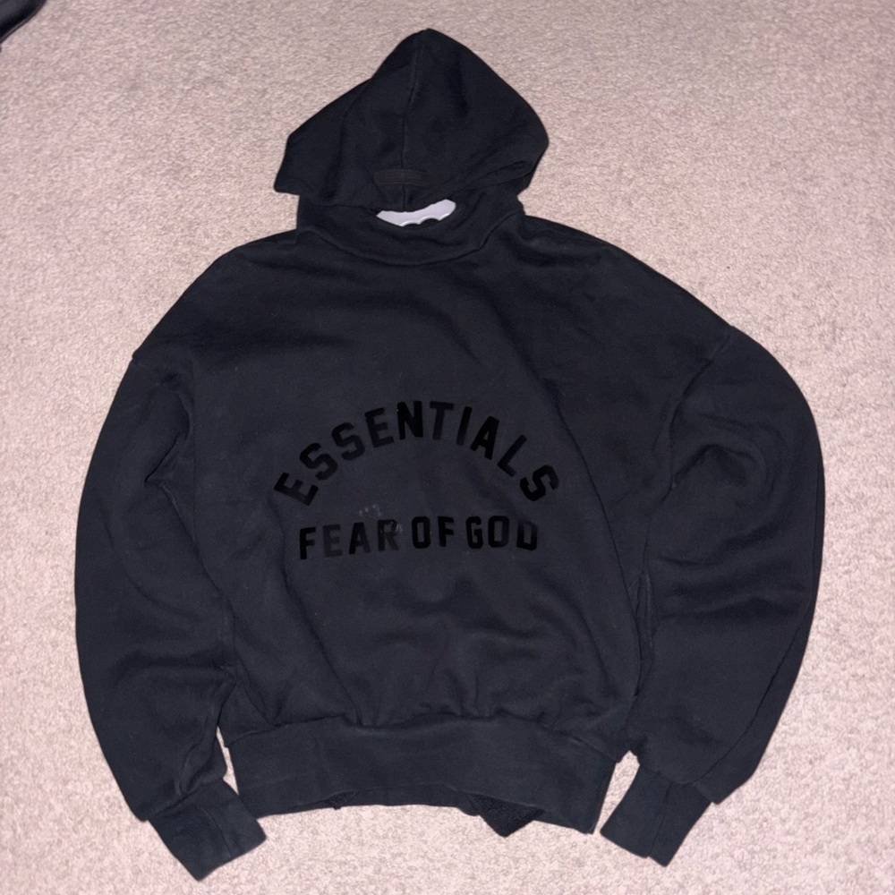 Fear of God Essentials Black Hoodie